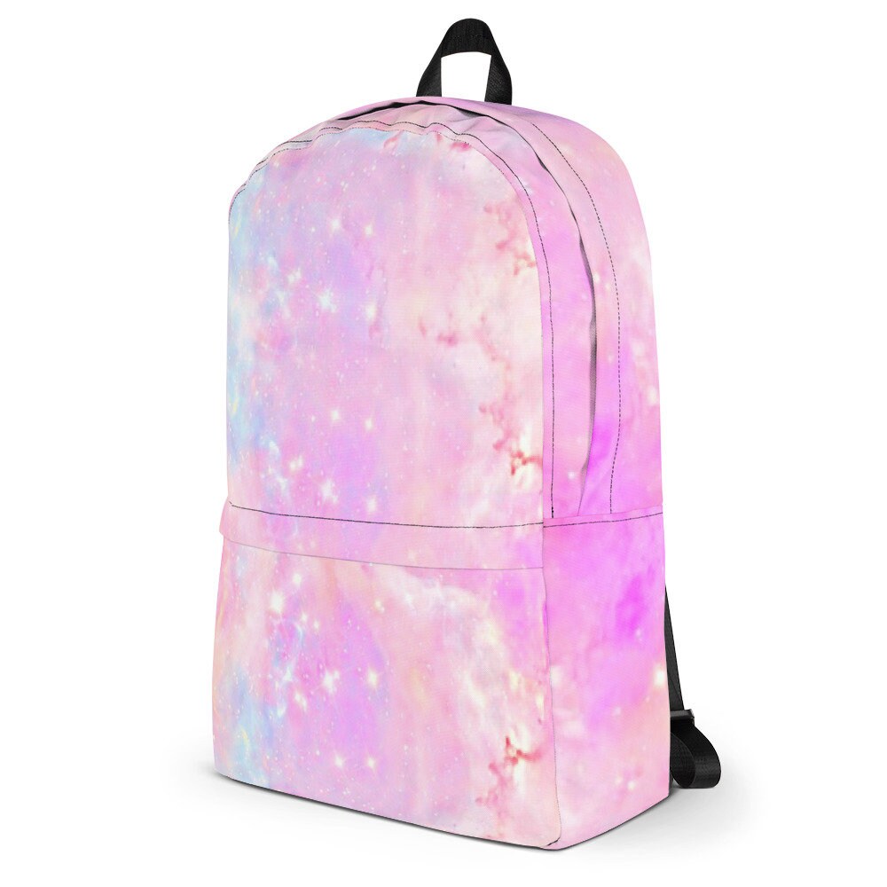 Pastel Goth Galaxy Print Laptop Backpack Women Hipster | Etsy