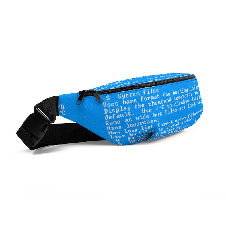 Cyberpunk Clothing Retro Gaming Fanny Pack Vintage Waist Bag Hip Bag Belt Bag Bum Bag Cyber Goth Aesthetic 80s Clothing Post Apocalyptic