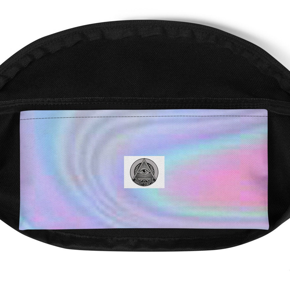 Trippy Pastel Goth Fanny Pack Vintage Waist Bag Belt Bag Hip Etsy