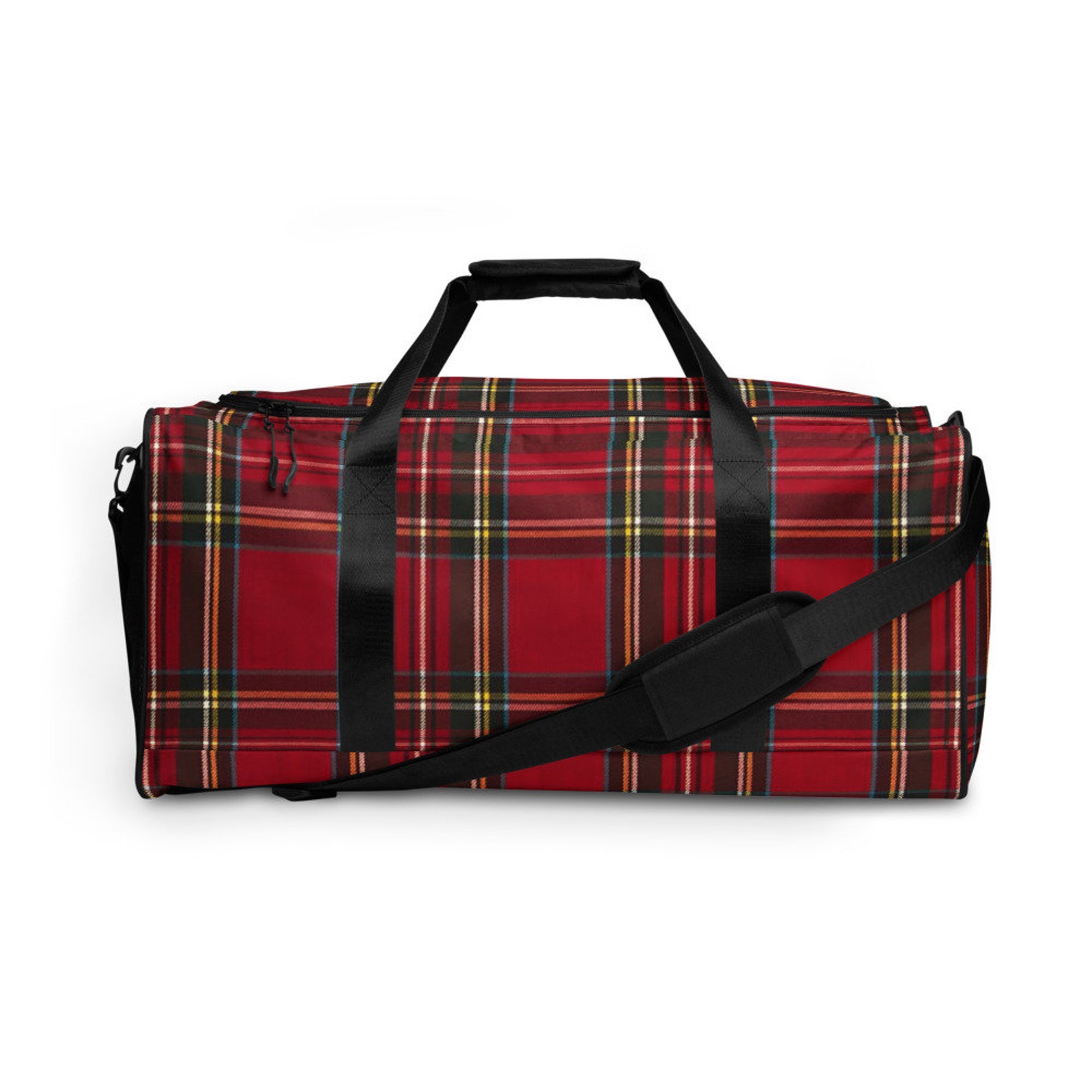 Tartan Plaid Weekender Bag Duffle Bag Gym Bag Goth Bag Weekend | Etsy