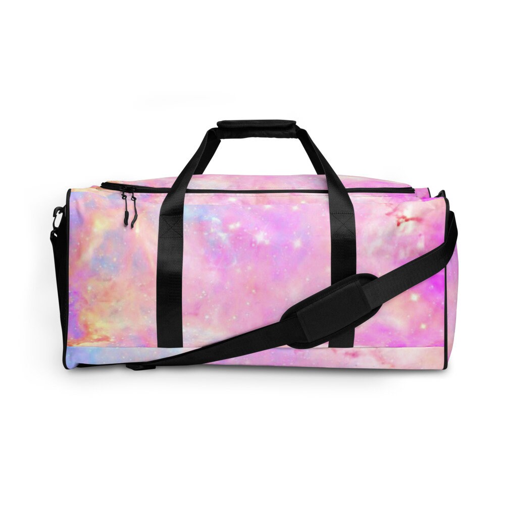 Galaxy Print Rainbow Weekender Bag Duffle Bag Gym Bag Pastel | Etsy