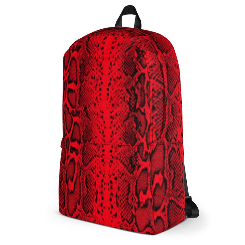 Reptile Snake Print Laptop Backpack Women Travel Backpack Men Hipster Backpack Waterproof Backpack Goth Bag Laptop Bag Women Rave Outfit