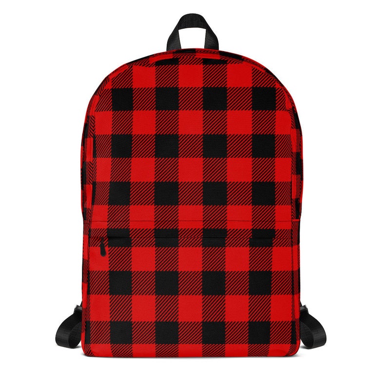plaid laptop bag