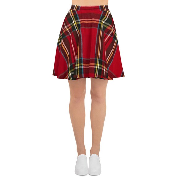 skater skirt outfit etsy