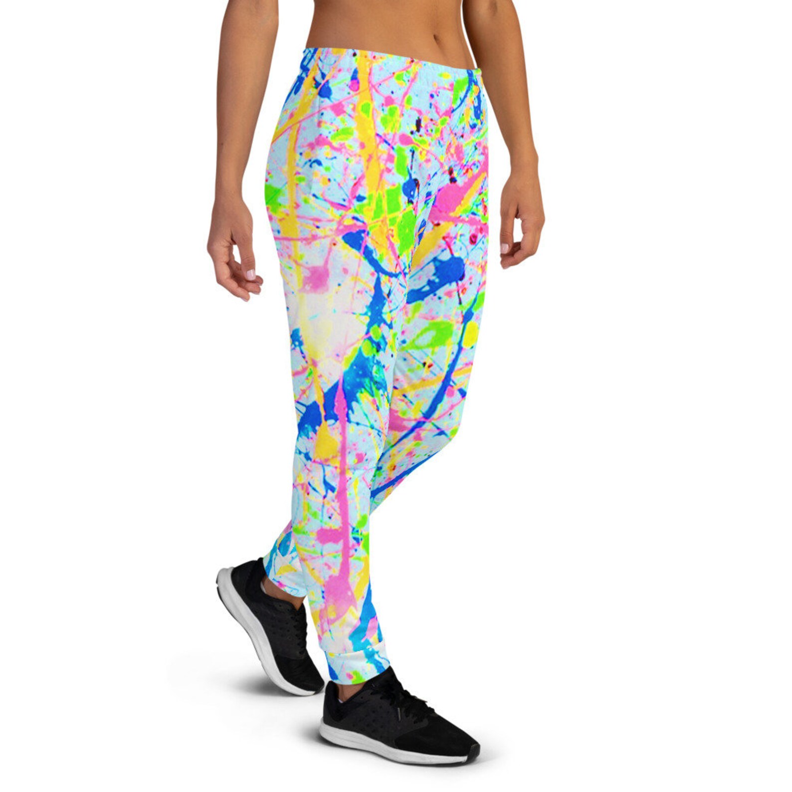 paint splatter joggers