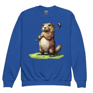 Golfing Marmot Youth Sweater