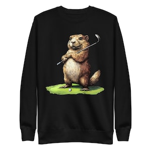 Golfing Marmot Premium Sweater
