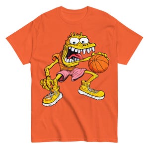 Basketbalmonster - cartoon, uniseks T-shirt