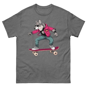 Wolves Skateboard - Skater Wolf Unisex T-Shirt