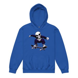 Skulls Skater - Skateboard Skull Kids Hoodie