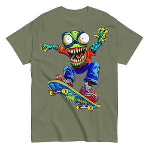 Monster Skater - Skateboarding Monster Unisex T-Shirt