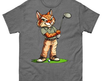 Lynx Golf - Golfing Lynx Unisex T-Shirt