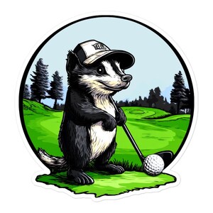 Adesivo Skunk Golfista