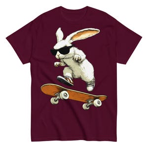 Skater Rabbit - Skateboarding Unisex T-Shirt