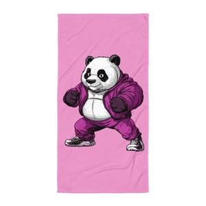 Panda Fitness - Bear Beach Towel
