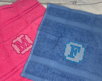 Personalised Initial Face Cloth