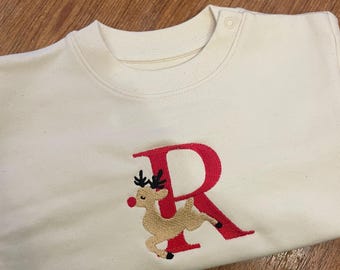 Baby and Toddler Personalised Christmas Jumper
