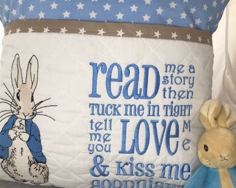 Peter Rabbit Book Pocket Cushion