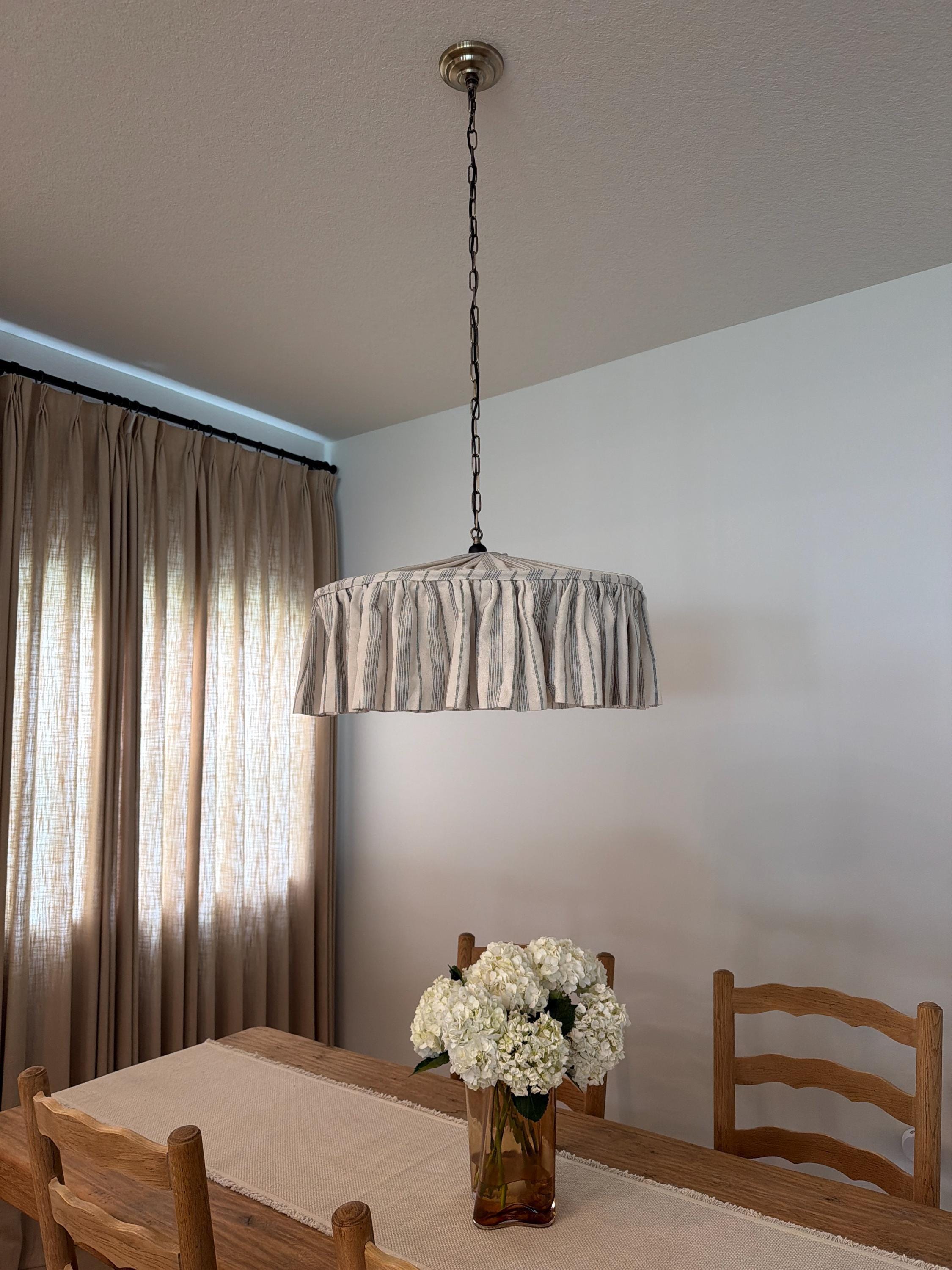 Fabric Pendant Light Vintage - Etsy