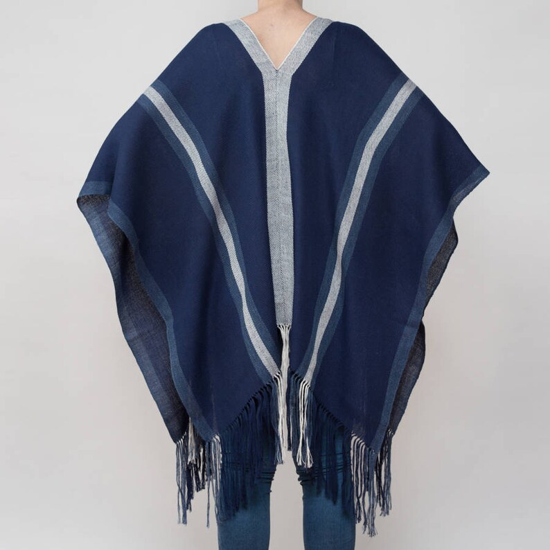 RUANA poncho super light 100/% Baby ALPACA wool Shawl Hand knit shawl wrap scarf pashmina fall VIRU