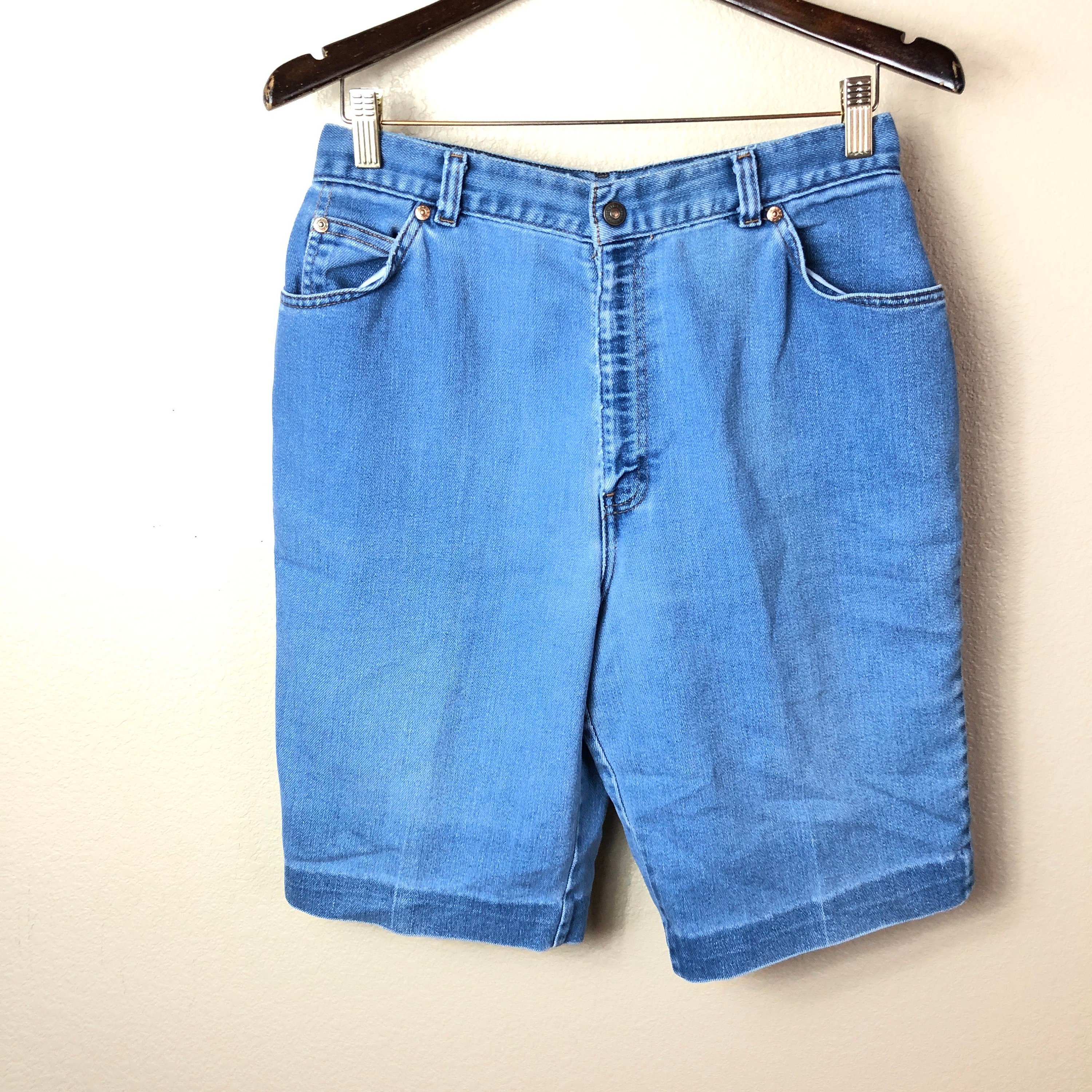 Vintage White Label Levis Jean Denim Shorts Etsy