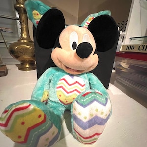 Vintage Easter Plush Mickey Mouse Toy - 13" Collectible