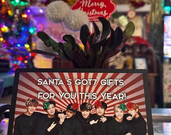 GOT7 クリスマスカード kpop 韓国 アガセ