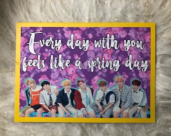 BTS Spring Day Valentine Kpop Korea Bangtan Boys Jung Kook Jimin Suga
