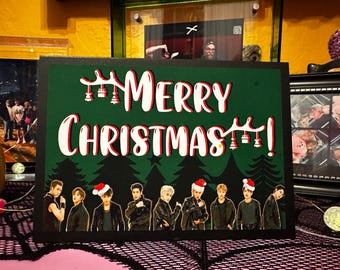 NCT127 Kick It Christmas card holiday santa new thangs NCT Kpop