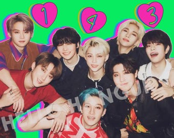 Stray Kids Valentine, Love, Romantic, Friendship Card, 143, Kpop