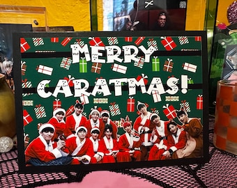 Seventeen Kpop Christmas Card Hoshi Mingyu DK Vernon Scoups Joshua Seungkwan Wonwoo Woozi The8 Jun Jeonghan Dino