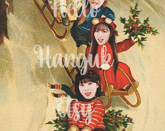 Aespa Kwangya Christmas Card Karina Winter Giselle Ning Ning Kpop