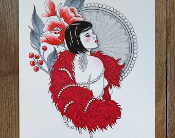 Original drawing "Jack of Hearts"