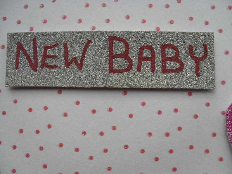 Personalised handmade New Baby Girl Card New baby girl card handmade. New baby girl card card