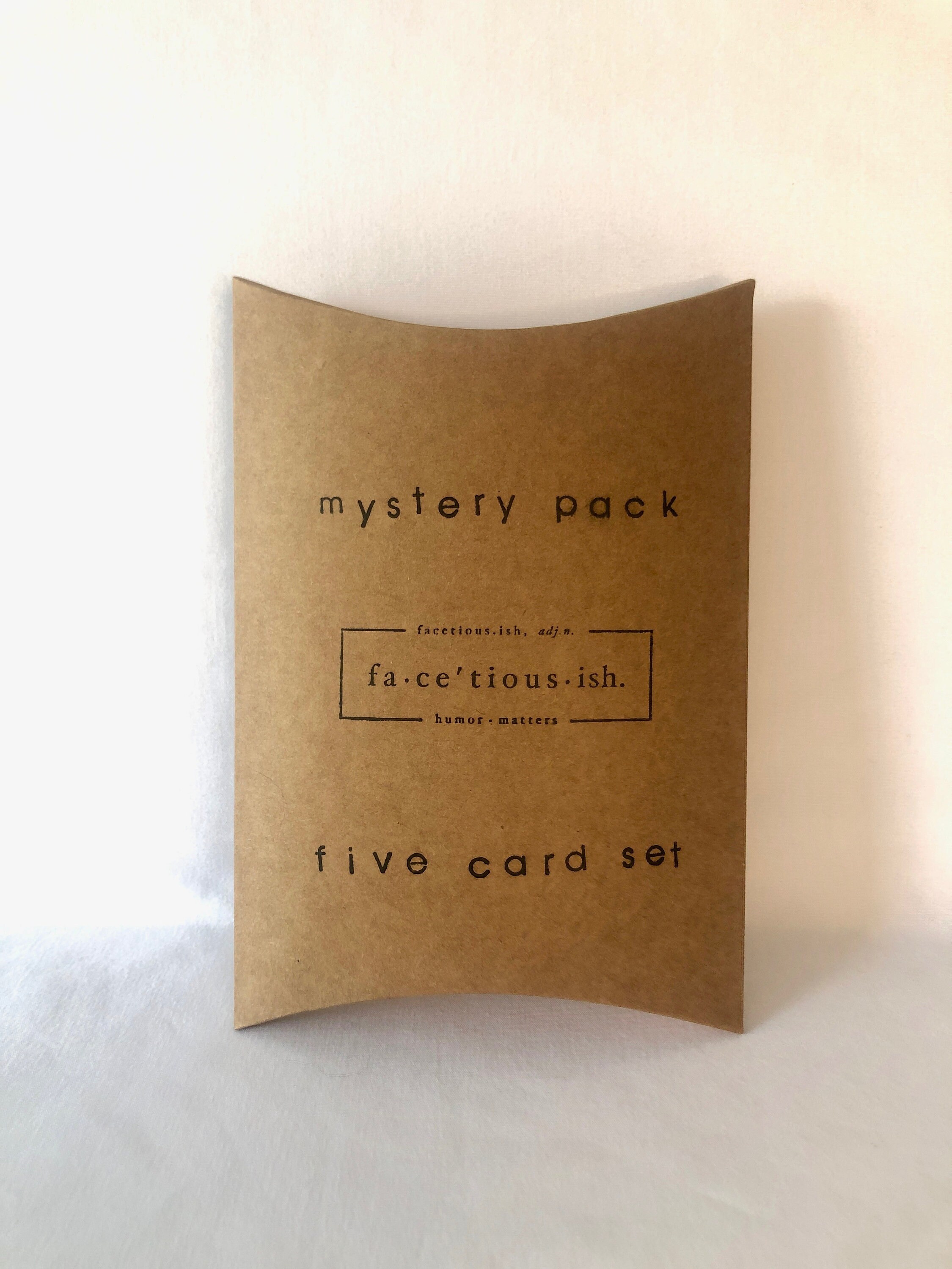 Mystery 5 Card Set // facetious.set Etsy