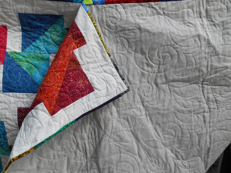 Throw Quilt Quilt Batik Quilt Quilt for Sale Handmade Quilt