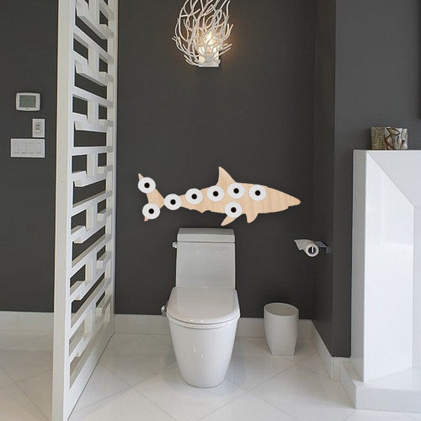 Everyone Loves a Shark Toilet Paper Storage and Toilet Paper Holder