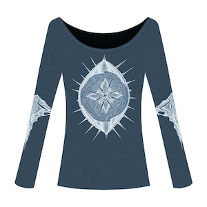 comfy soft  light tee ,stretchable soft and comfy 100% cotton with Original Artwork,Great gift for woman,v-neck,handmade in new york,severyn