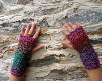 crochet gloves, crochet lace gloves, vintage gloves, winter gloves, crochet arm warmers, fingerless mittens