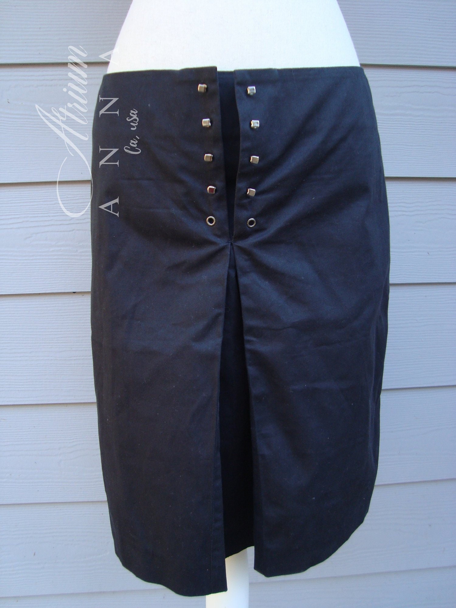 【グッチ】 Skirts - Pencil Skirts スカート Gucci Wool Gray High Waisted Pencil Skirt w/Leather Floral