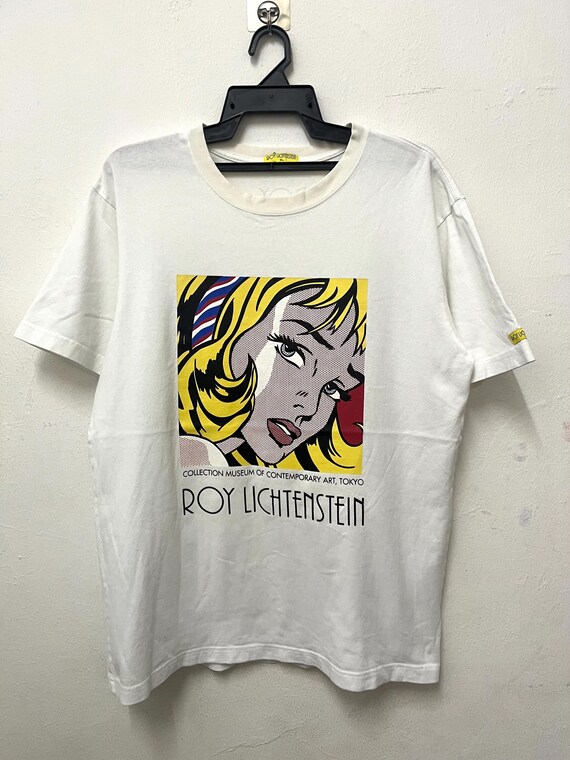 激レア 90s Roy Lichtenstein VINTAGE Tシャツ Vintage 1992 Roy Lichtenstein Museum Ludwig Koln Pop Art Punk T