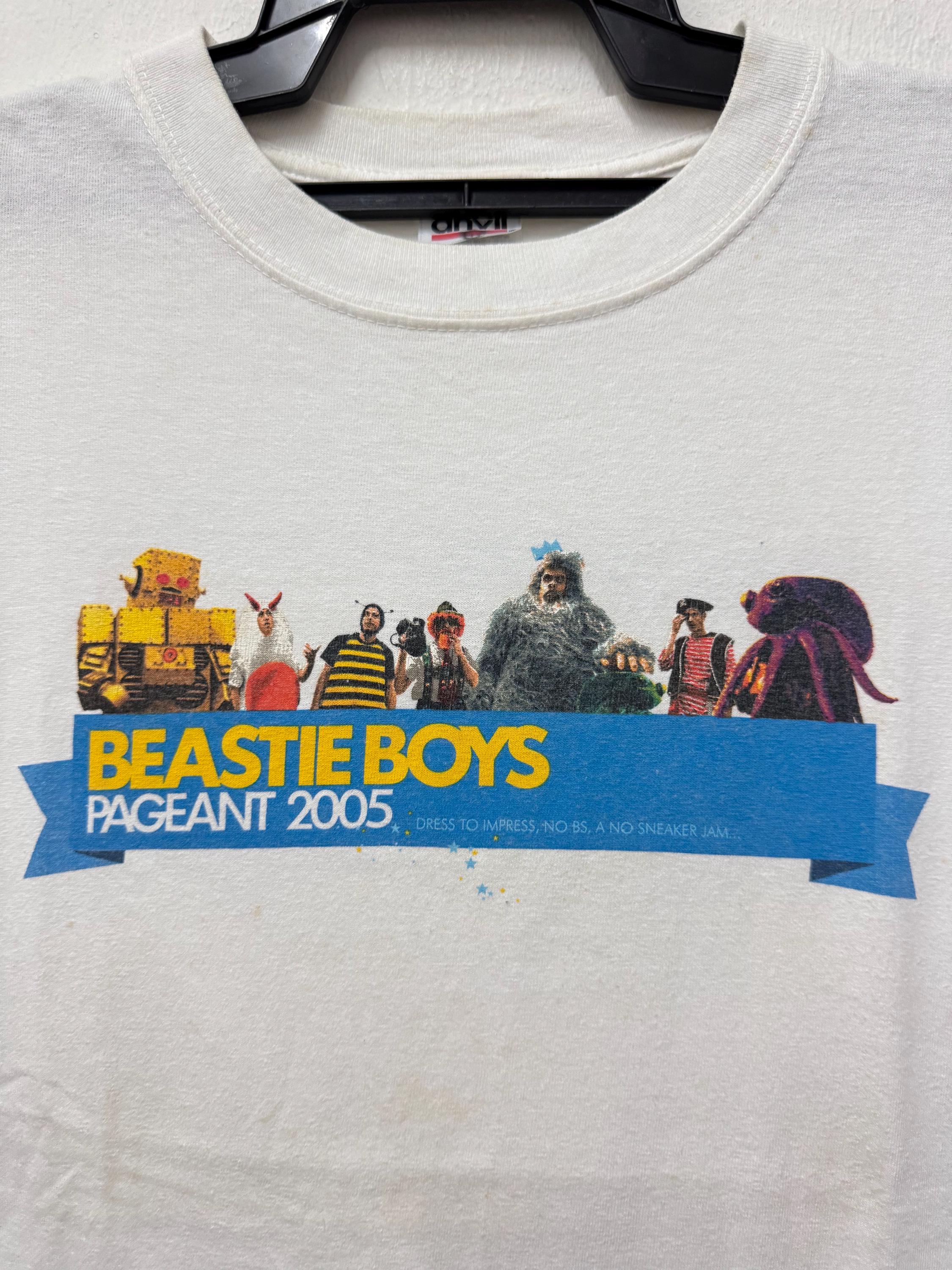 BEASTIE BOYS Tシャツ PAGEANT ブラック Vintage 00's Beastie Boys Pageant Tour Japan Hip Hop Rap Tee