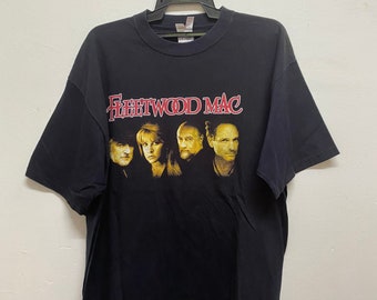 Vintage Fleetwood Mac Stevie Knicks Blues Rock Band Tees