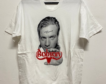 Vintage Ewan Mcgregor Scottish Actor Trainspotting Cast Renton Promo Bobson Tee / Cult / Film Movies / Vintage Movie T Shirt