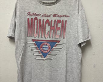 Vintage 90's Bayern Munich Football Classic Tee/ Classic Football