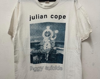 Maglietta vintage anni '90 Julian Cope Piggy Suicide Liverpool Post-Punk The Teardrop Explodes Band / Magliette vintage di band / Maglietta rock / Taglia XL