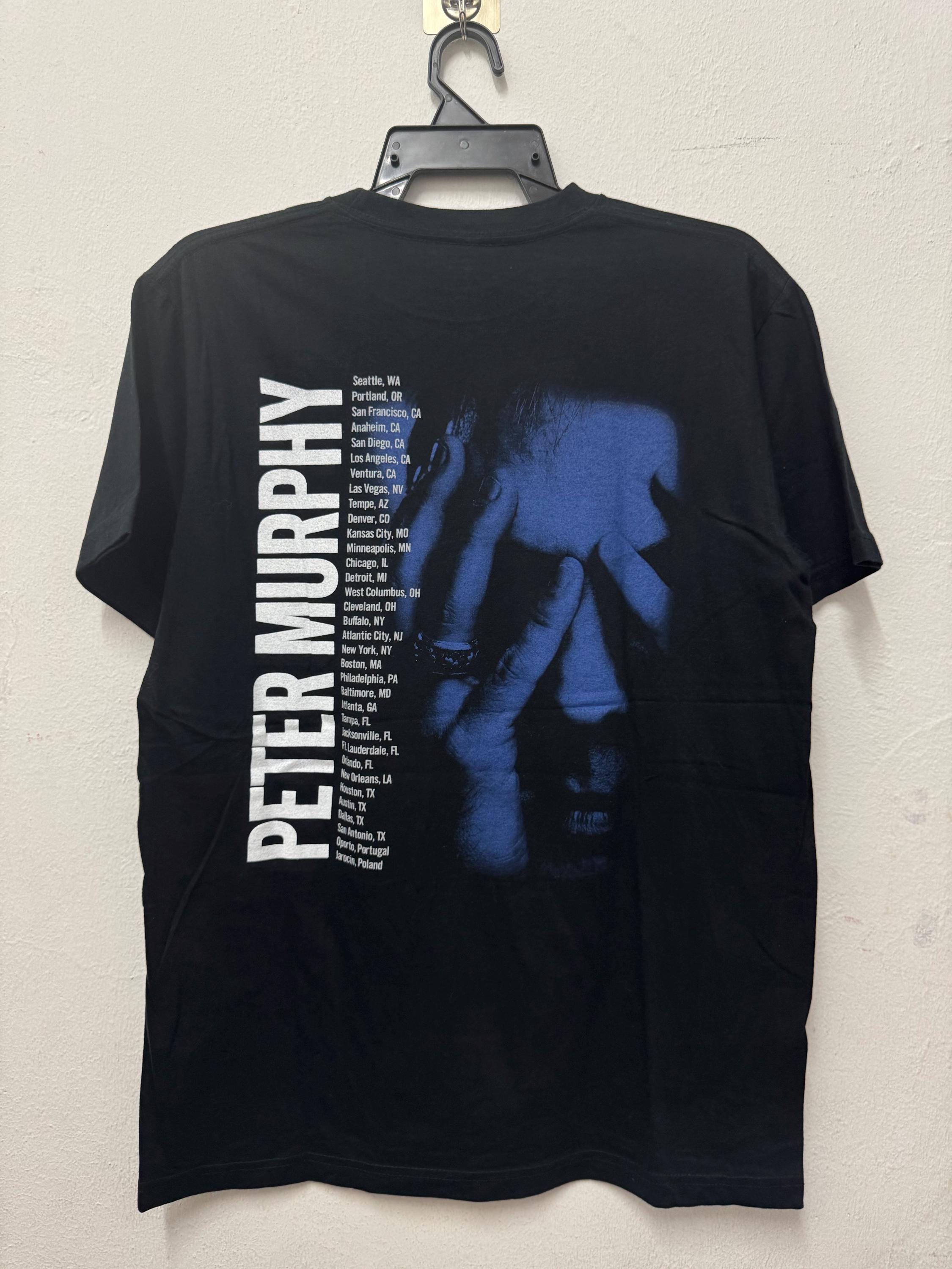 Vintage 00's Peter Murphy Bauhaus Band Tees/vintage Band T-shirts