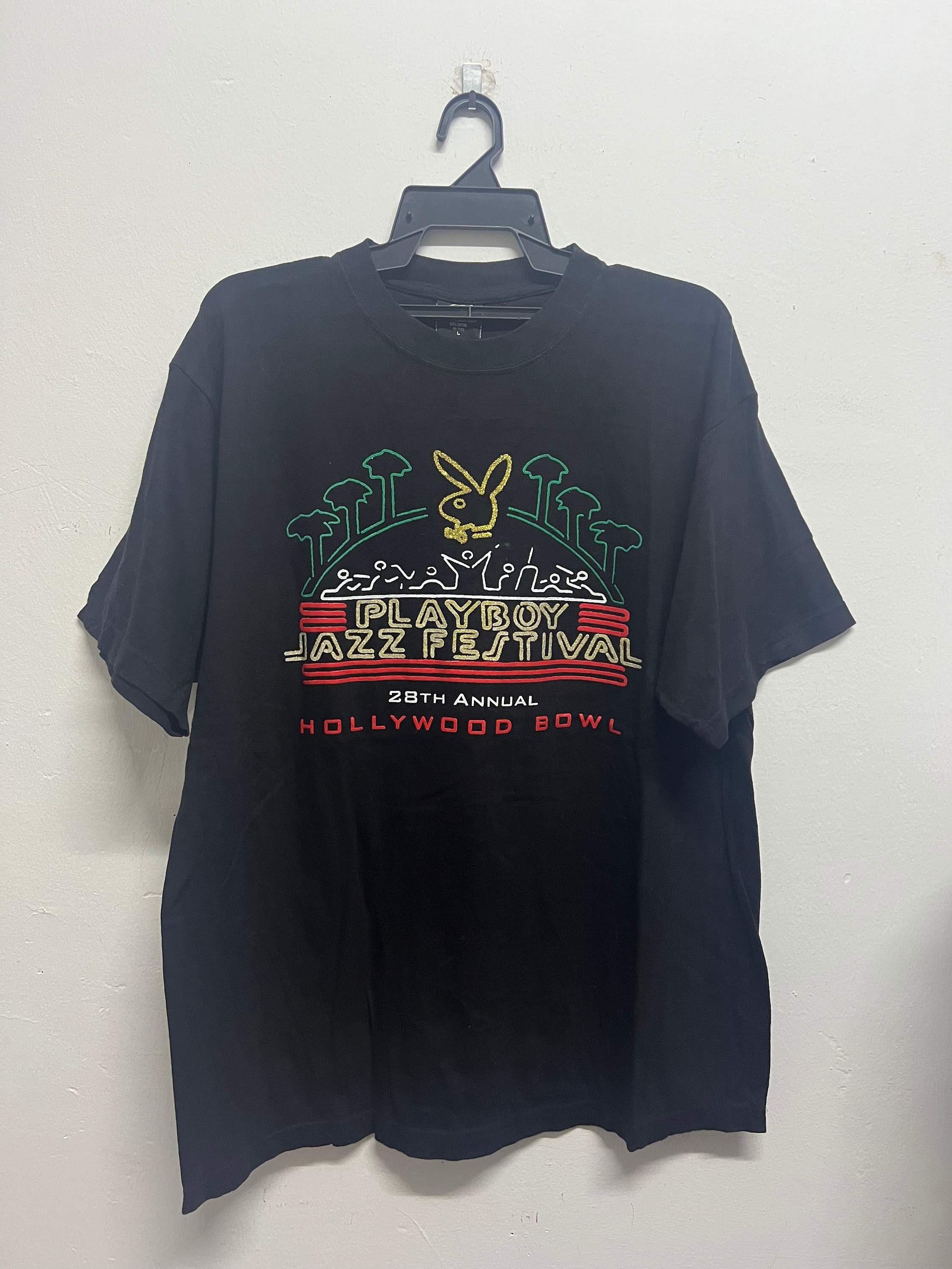 PLAYBOY　jazz festival 2014Tシャツ 2014 Playboy Jazz Festival T Shirt Red Mens Large Bunny