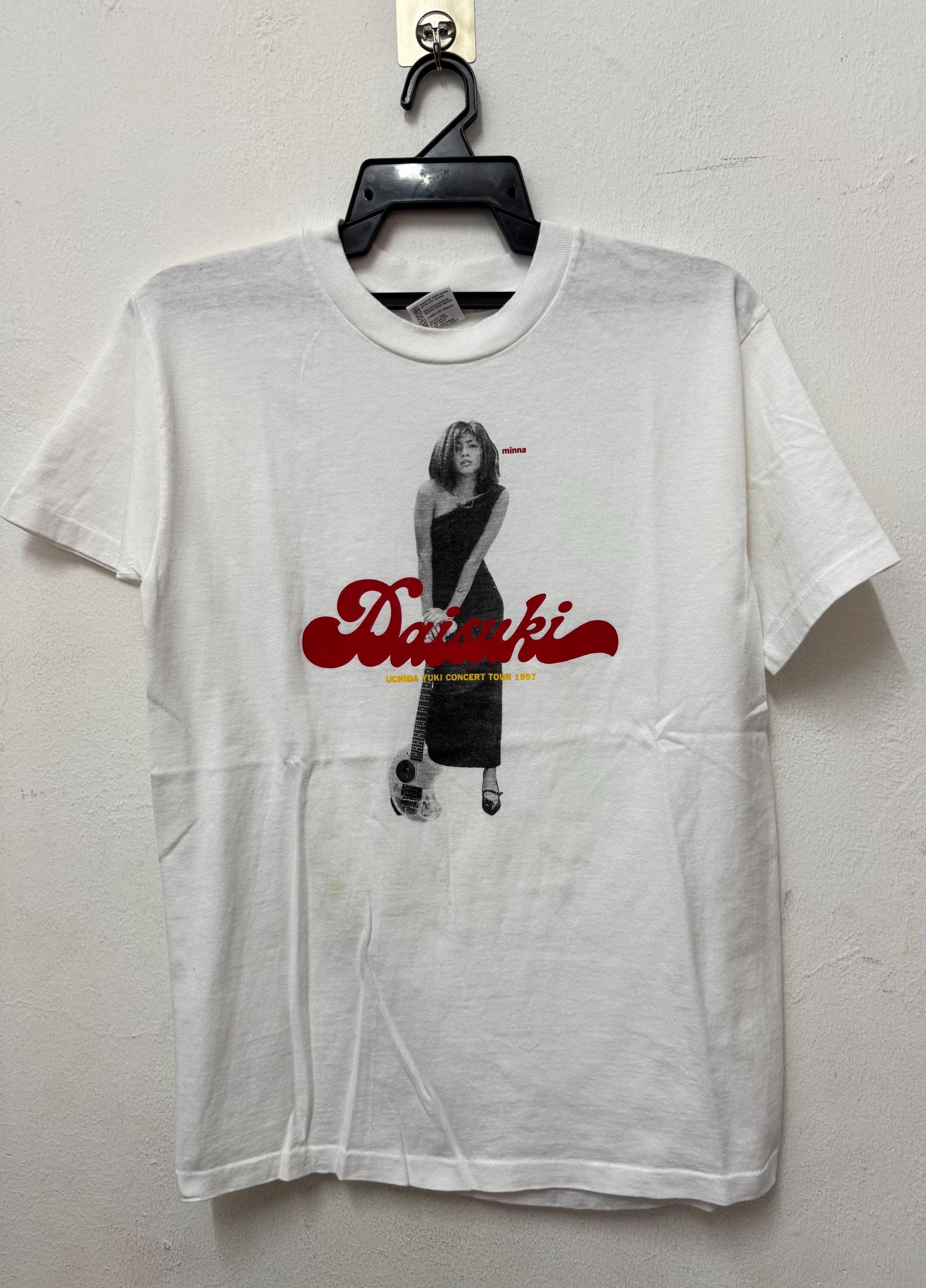 Vintage 90's Yuki Uchida Daisuki Concert Tour J Idol Tee/vintage