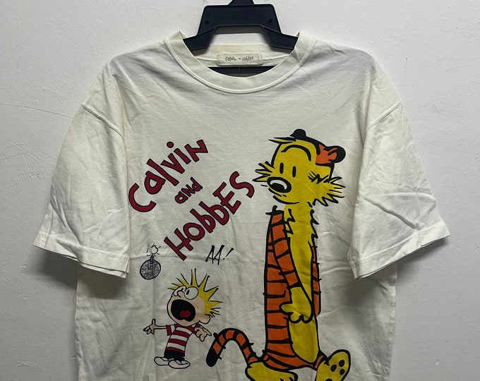 Vintage 90’s Calvin And Hobbes Movie Cartoon Tee